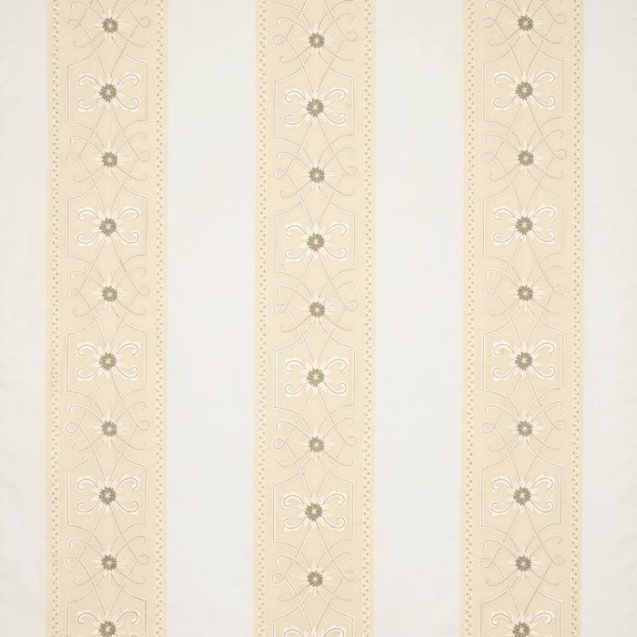 Amble Stripe Yellow – Stoff von Colefax and Fowler