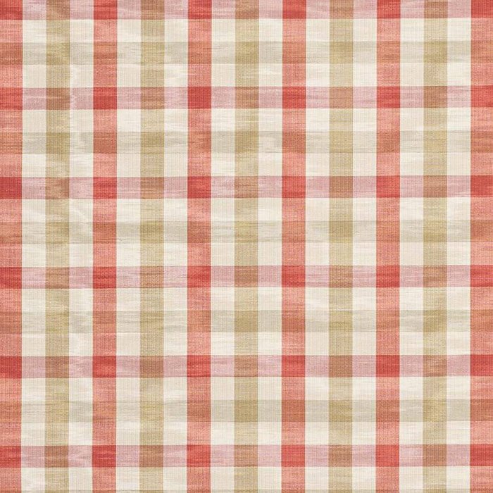 Belgrave Check von Colefax and Fowler in Red/Sand