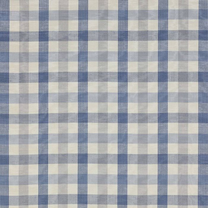 Belgrave Check von Colefax and Fowler in Vintage Blue