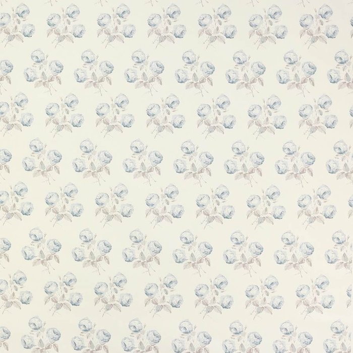 Bowood Leinen von Colefax and Fowler in Blue/Grey