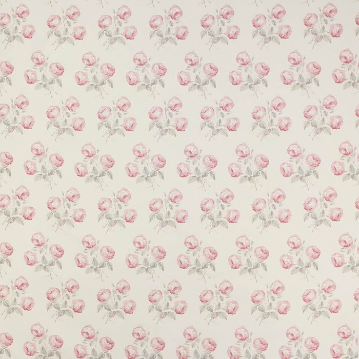 Bowood Leinen von Colefax and Fowler in Pink/Grey