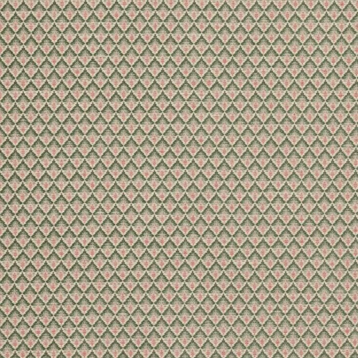 Carlotta Red/Green – Stoff von Colefax and Fowler