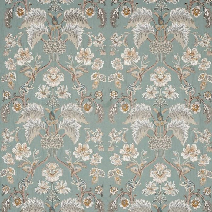 Carmine Old Blue – Stoff von Colefax and Fowler