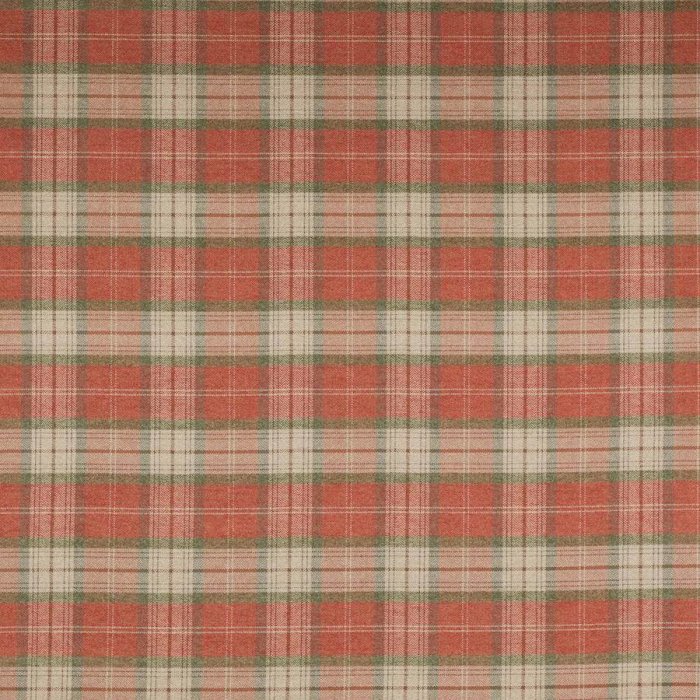 Carrick Plaid von Colefax and Fowler in Red/Green