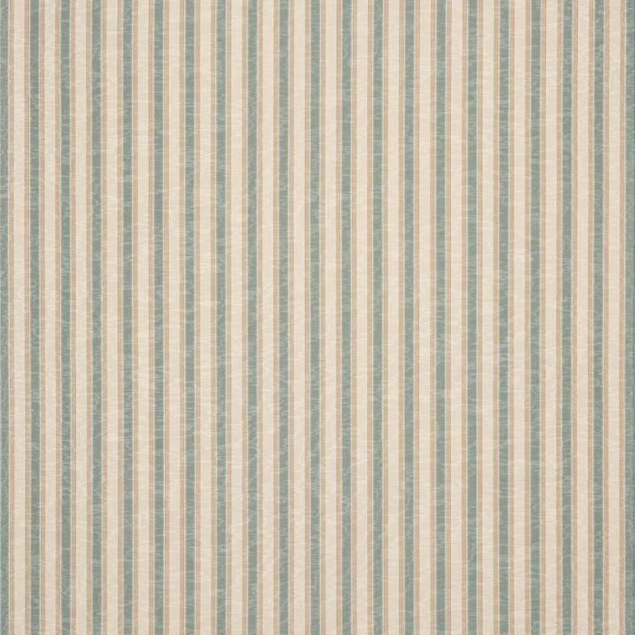 Colville Stripe von Colefax and Fowler in Teal/Sienna