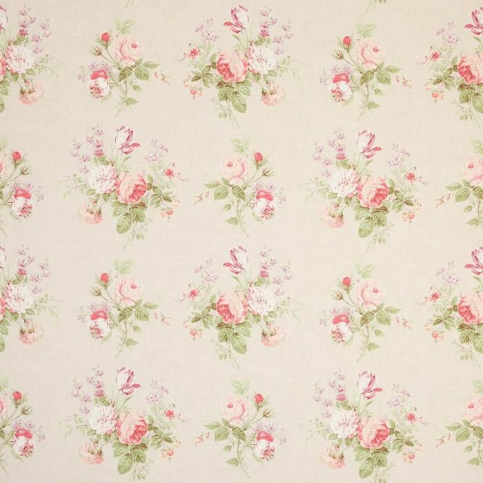 Constance Pink/Green – Stoff von Colefax and Fowler