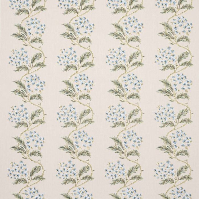 Cresswell Blue/Green – Stoff von Colefax and Fowler