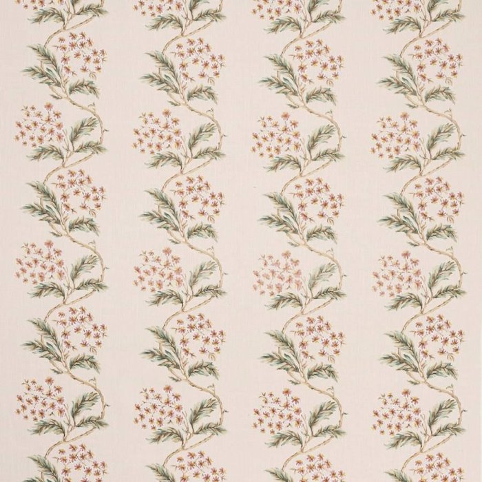 Cresswell Red/Green – Stoff von Colefax and Fowler