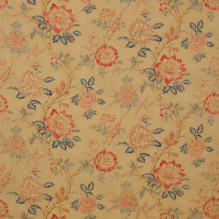 Darsham von Colefax and Fowler in Tomato/Blue