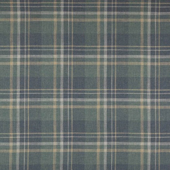 Donovan Plaid von Colefax and Fowler in Navy/Teal
