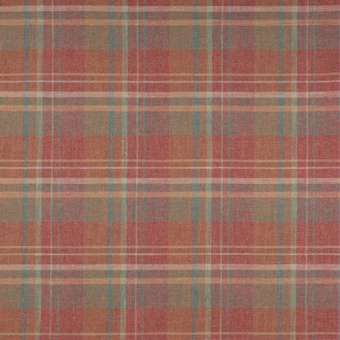 Donovan Plaid von Colefax and Fowler in Red/Forest