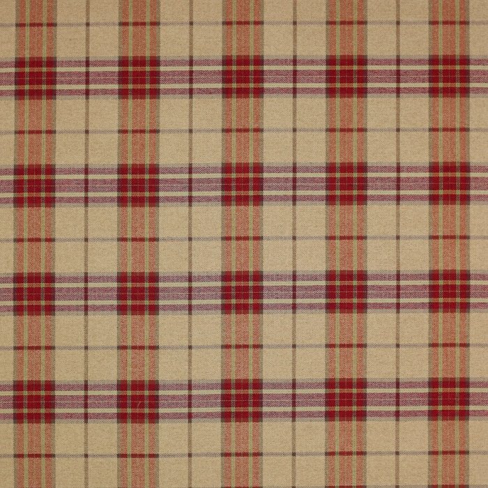 Dunmore Check von Colefax and Fowler in Red/Green