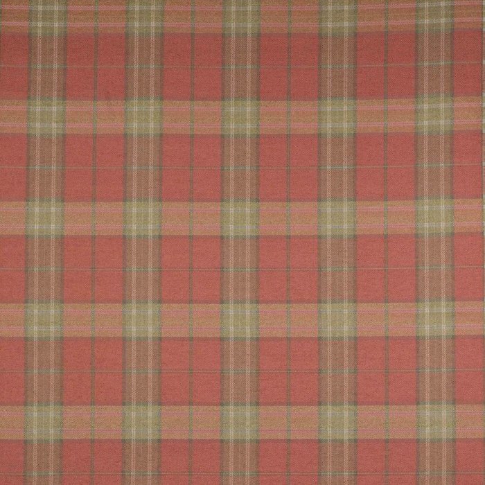 Dunmore Check von Colefax and Fowler in Terracotta/Leaf