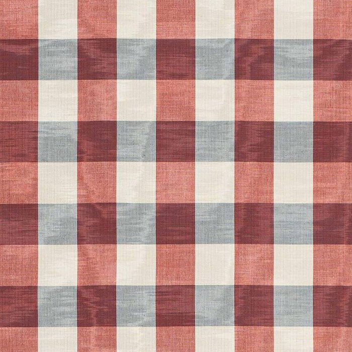 Eaton Check von Colefax and Fowler in Red/Navy