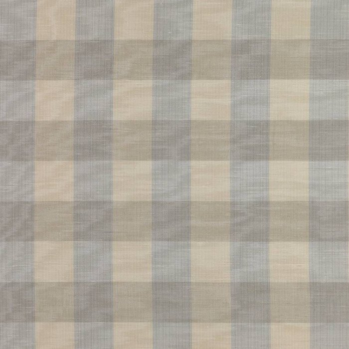 Eaton Check von Colefax and Fowler in Silver Blue