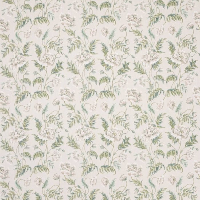 Eleanora Ivory/Green – Stoff von Colefax and Fowler