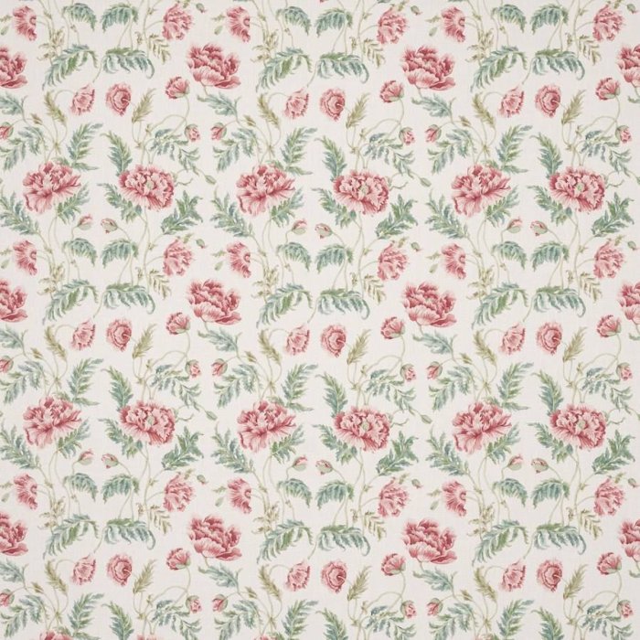 Eleanora Pink/Green – Stoff von Colefax and Fowler