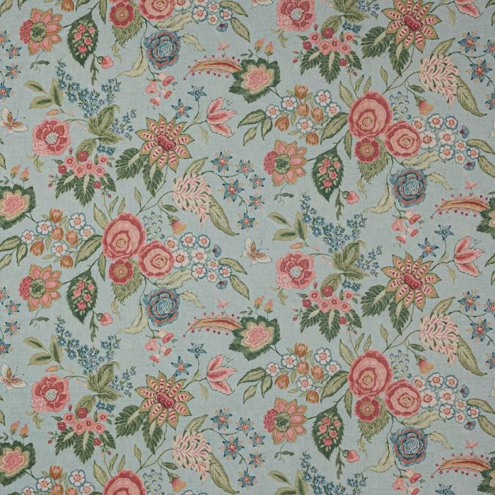 Emmeline Aqua – Stoff von Colefax and Fowler