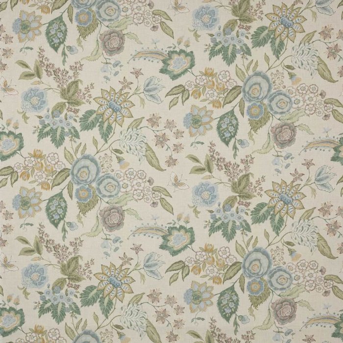 Emmeline Old Blue – Stoff von Colefax and Fowler