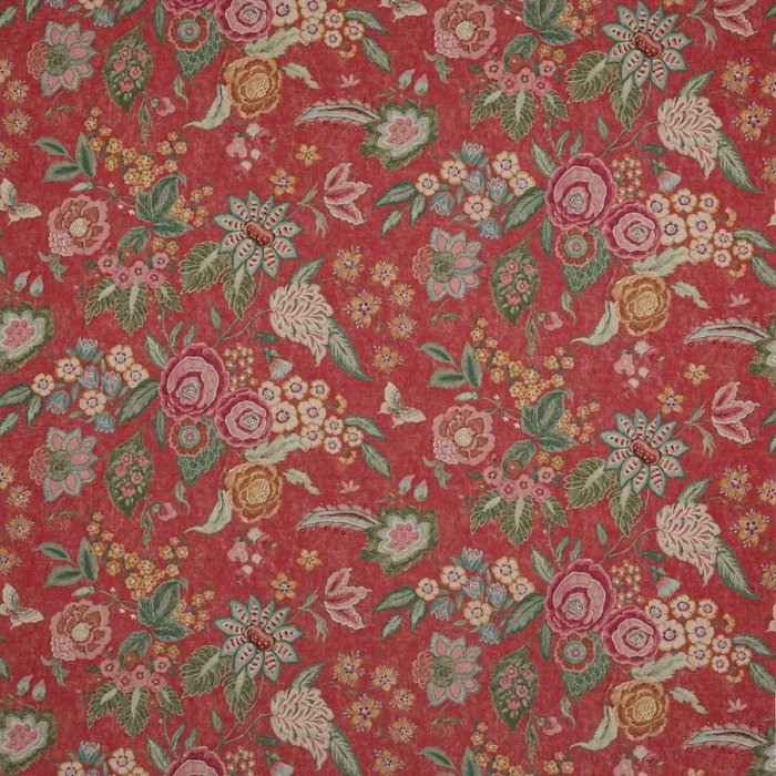 Emmeline Red – Stoff von Colefax and Fowler