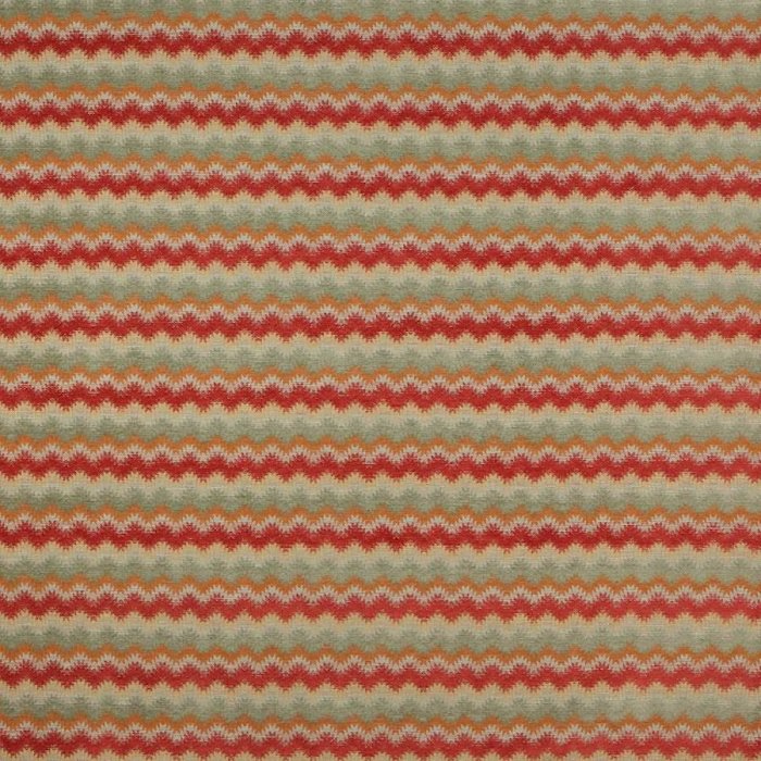 Erin Tomato/Green – Stoff von Colefax and Fowler