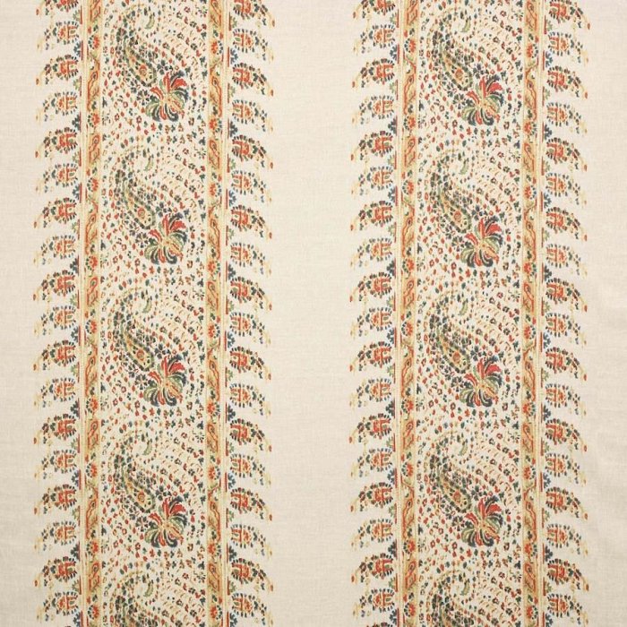 Esta Red/Forest – Stoff von Colefax and Fowler