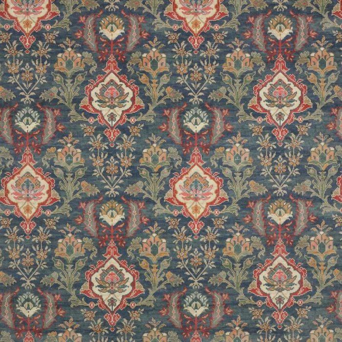 Floriana Velvet Navy – Stoff von Colefax and Fowler