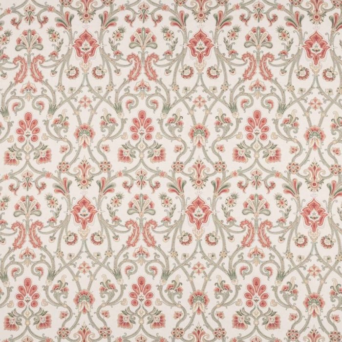 Furley Pink/Green – Stoff von Colefax and Fowler