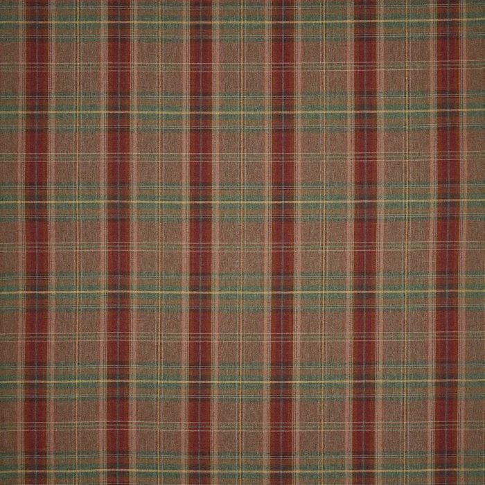 Galloway Plaid von Colefax and Fowler in Red/Green