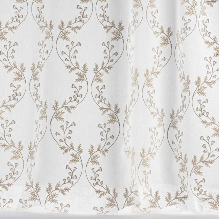 Georgia Sheer Ivory – Stoff von Colefax and Fowler