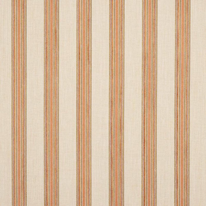Gilbert Stripe Tomato – Stoff von Colefax and Fowler