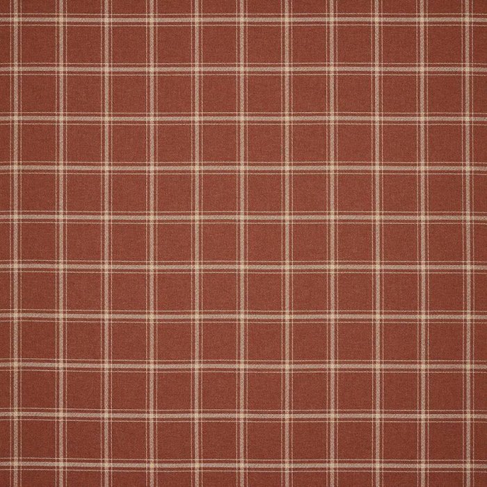 Glen Check von Colefax and Fowler in Tomato