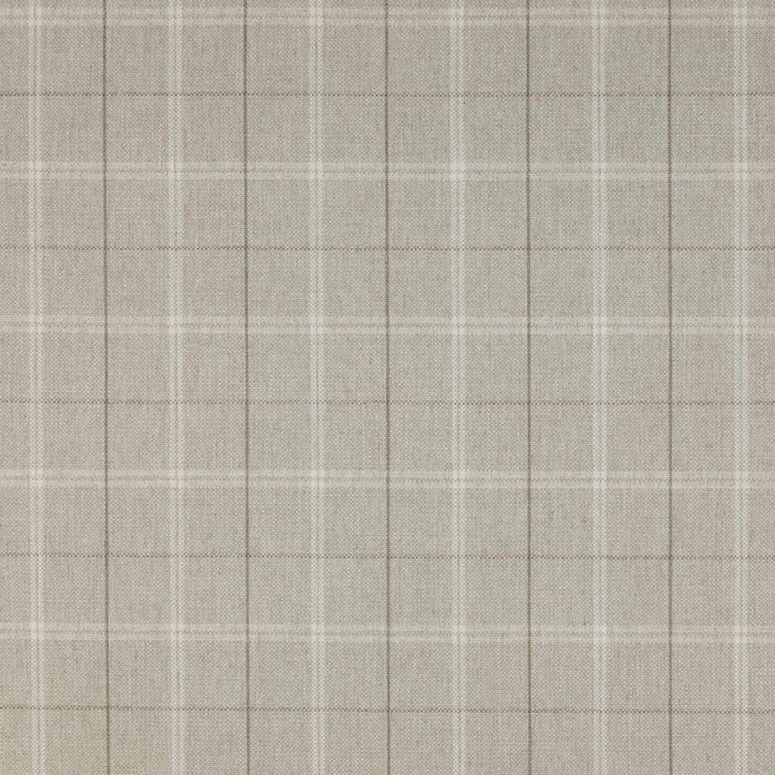 Hemsby Check Natural – Stoff von Colefax and Fowler