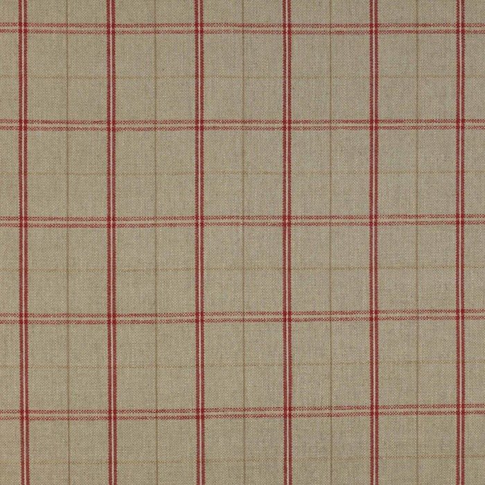 Hemsby Check Tomato – Stoff von Colefax and Fowler