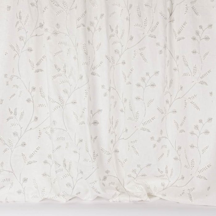 Honiton Sheer Silver – Stoff von Colefax and Fowler