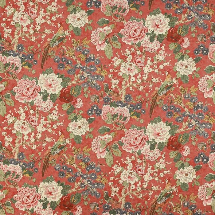 Jardine Red – Stoff von Colefax and Fowler