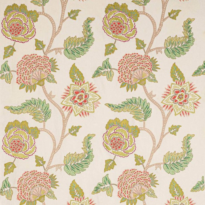 Jessamine von Colefax and Fowler in Pink/Leaf