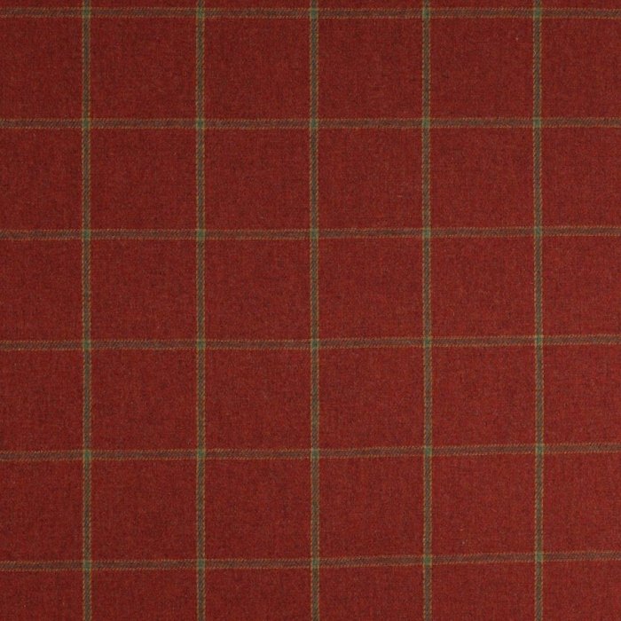 Lanark Plaid von Colefax and Fowler in Red