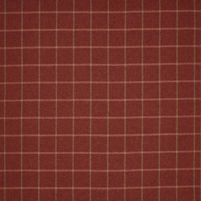 Lanark Plaid von Colefax and Fowler in Tomato