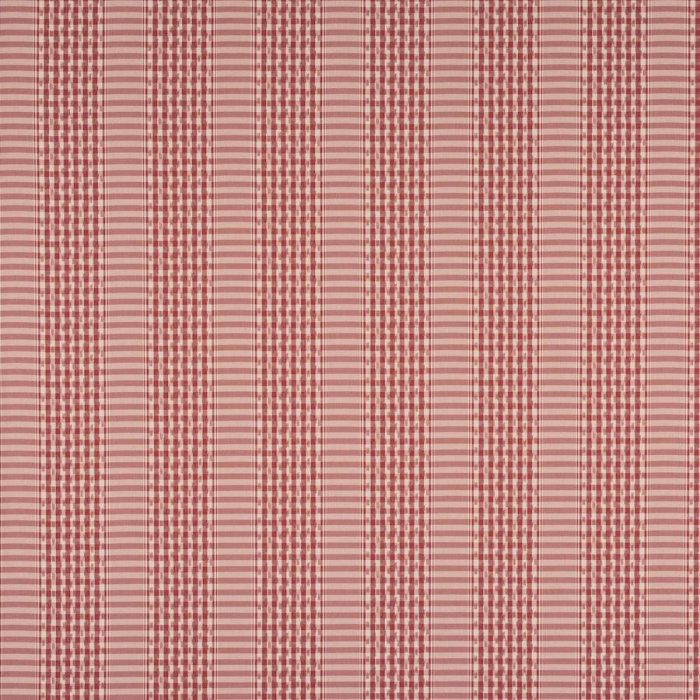 Langham Check von Colefax and Fowler in Tomato