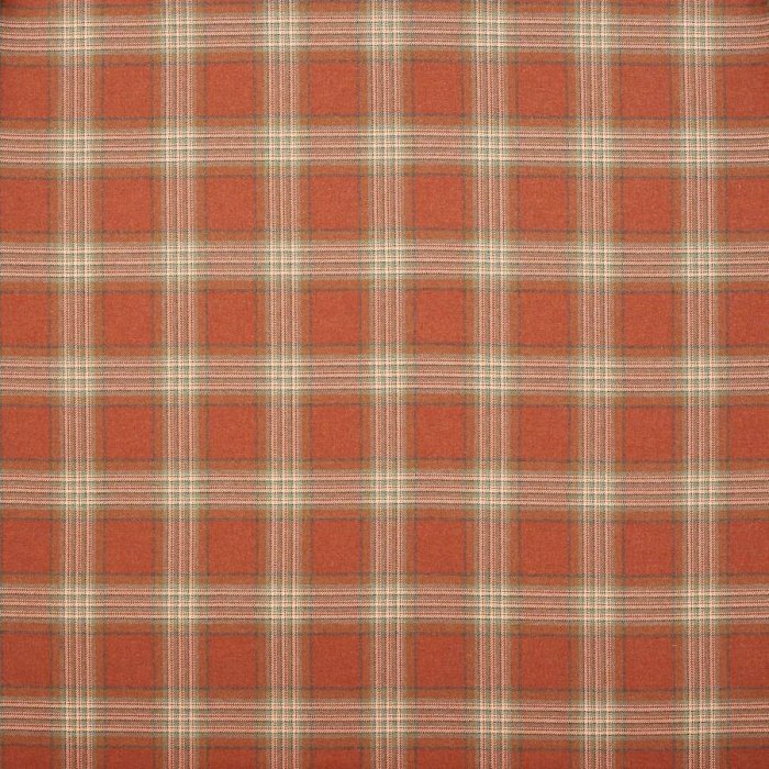 Lowick Plaid von Colefax and Fowler in Terracotta