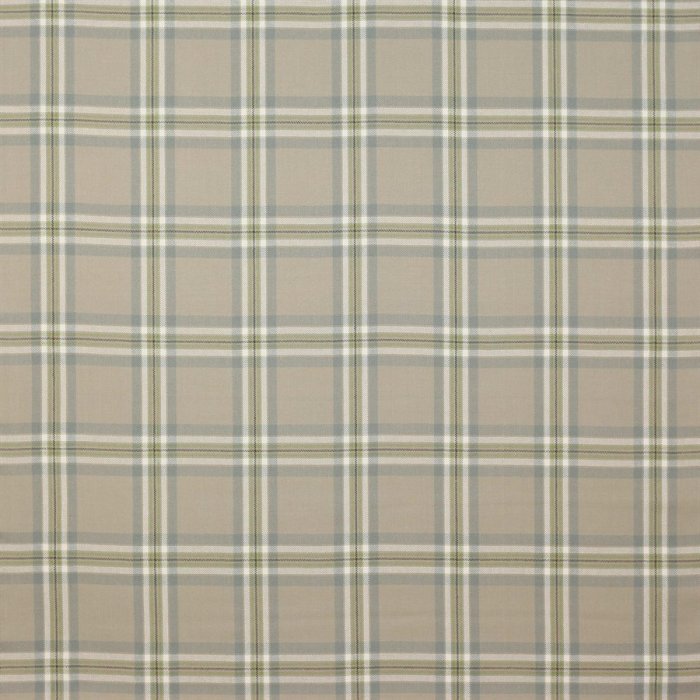 Malone Check von Colefax and Fowler in Aqua/Leaf