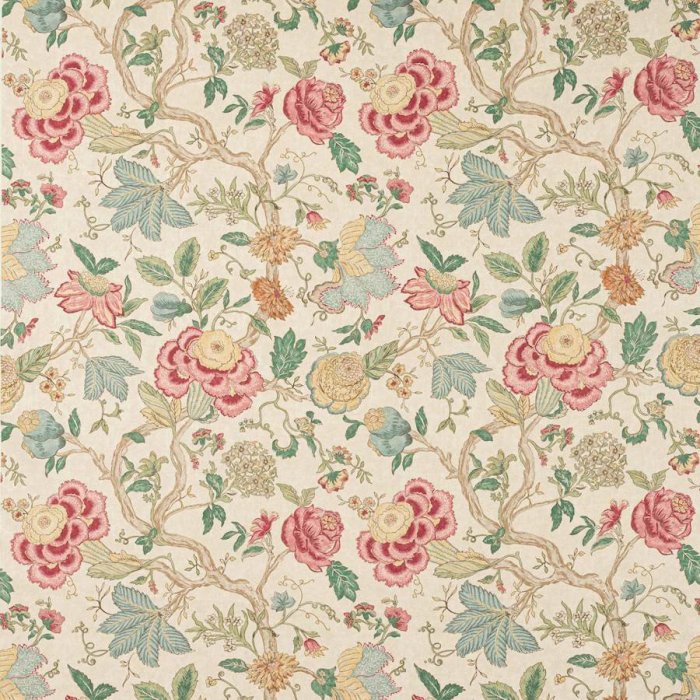 Mariella Pink/Green – Stoff von Colefax and Fowler