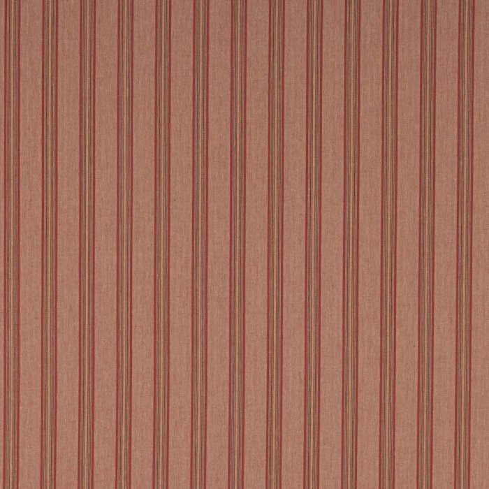 Melcombe Stripe von Colefax and Fowler in Red