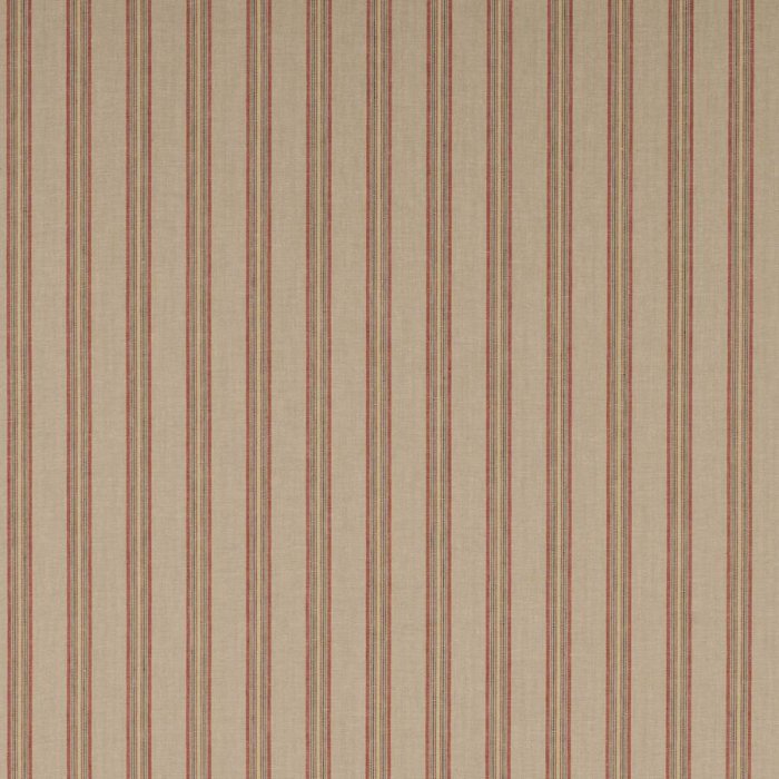 Melcombe Stripe von Colefax and Fowler in Tomato