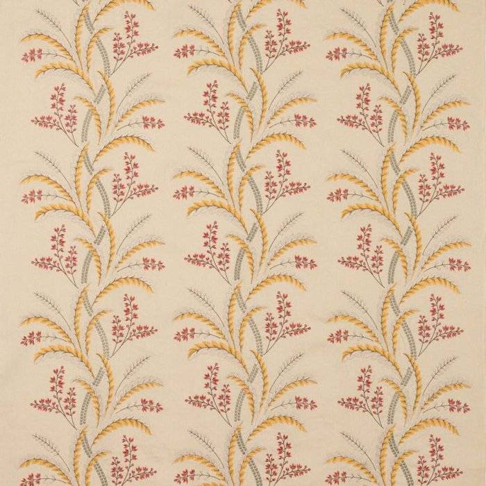 Melrose Ochre/Coral – Stoff von Colefax and Fowler