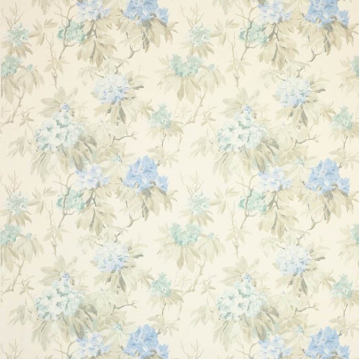 Mereworth Blue/Beige – Stoff von Colefax and Fowler
