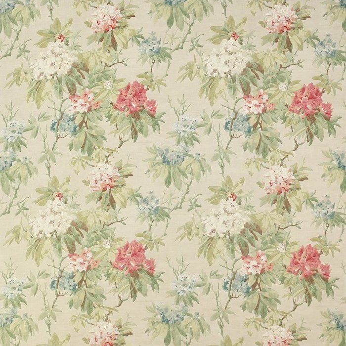 Mereworth Tomato/Olive – Stoff von Colefax and Fowler