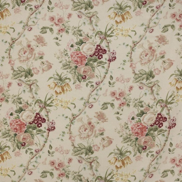 Monmouth Pink/Green – Stoff von Colefax and Fowler