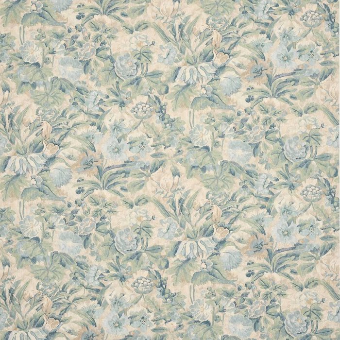Montilly Blue/Forest – Stoff von Colefax and Fowler